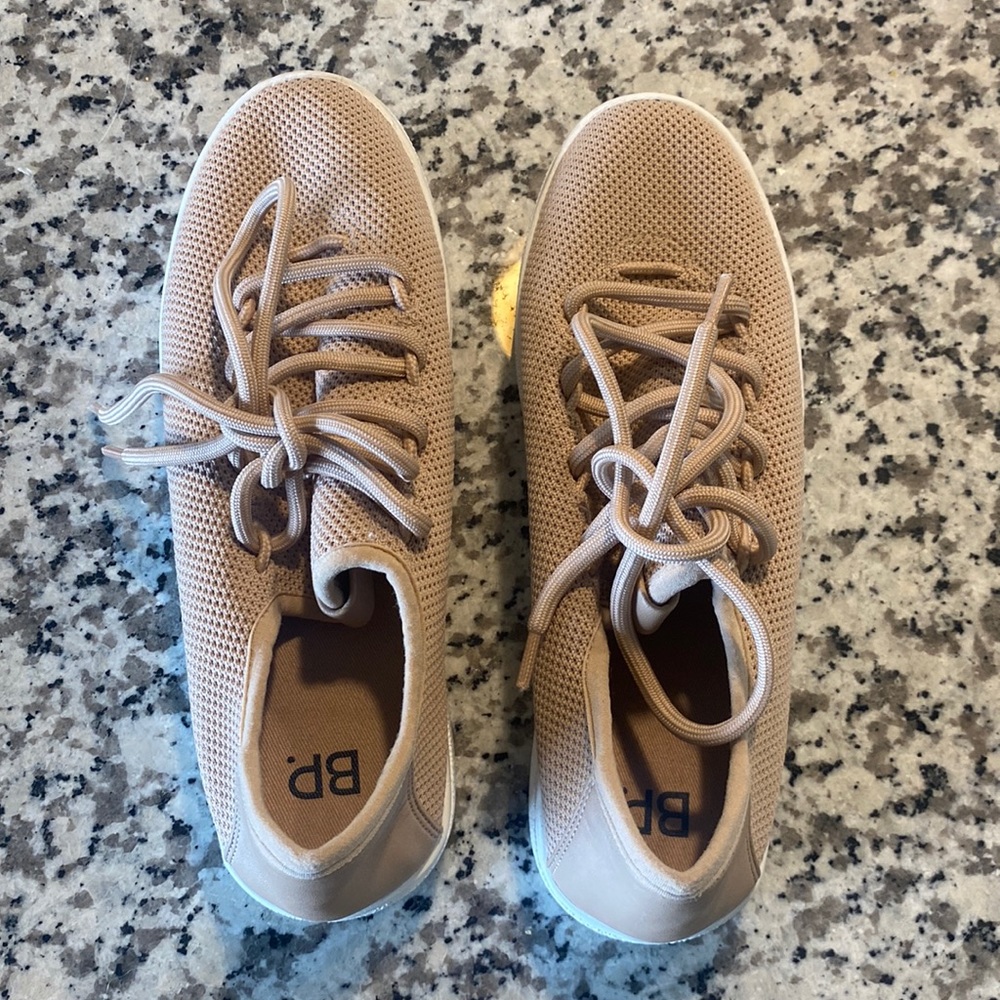 BP from Nordstrom blush mesh sneakers